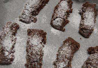 The cookies oh the dead. Autumm Italian biscuits.