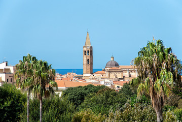 Fototapeta premium Alghero, veduta campanile