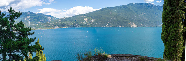 Scorcio di Garda verso Torbole, Busatte, Tempesta