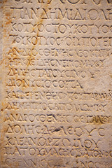 Greek letters