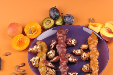 food, sweet, dessert, fruit, cake, chocolate, healthy, christmas, delicious, fresh, snack, candy, salad, baked, decoration, plate, pastry, cookie, dish, brown, tasty