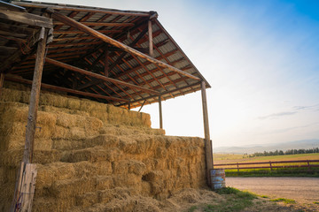 barn in the countryside