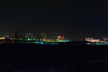 Obraz premium Panorama of the city at night