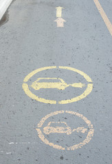 Fototapeta premium designation - for electric vehicles only