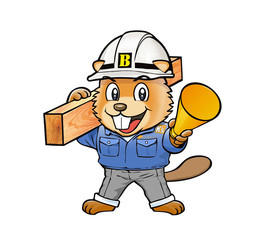 ビーバーの大工さん