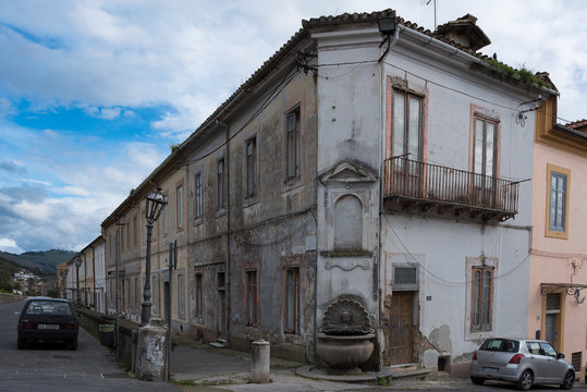 San Leucio, Caserta, Italy. Images of the Royal Bourbon silk factory. Innovative factory of 1700 where workers had access to education and health.