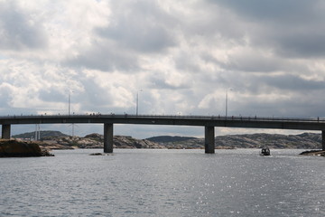 Summer in Skärhamn on the island of Tjörn in Sweden
