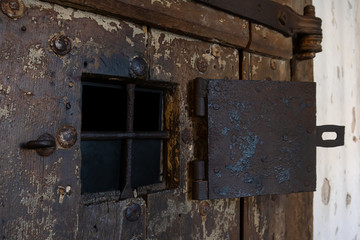 Door of the medieval jail