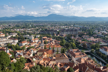 Fototapeta na wymiar Ljubljana is the capital of Slovenia
