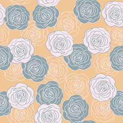 seamless background with roses