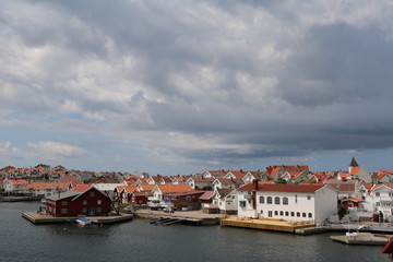 Obraz premium Summer in Skärhamn on the island of Tjörn in Sweden