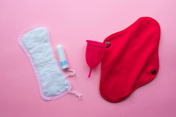 Menstrual cup and Reusable Menstrual Pad versus disposable pad and tampon.