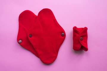 Reusable Cloth Sanitary Menstrual Pads. Alternative to disposable pads.
