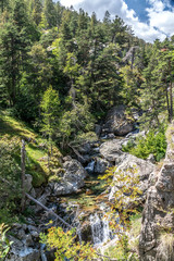 Cascade dans les Alpes