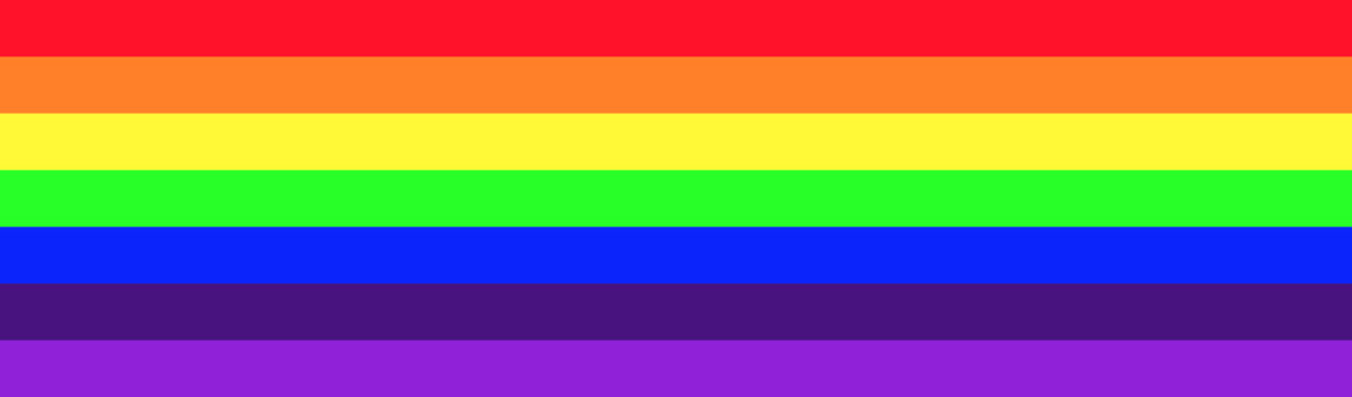Flag of the LGBT community. Gay or rainbow vector flag. Happy colored background illustration design.