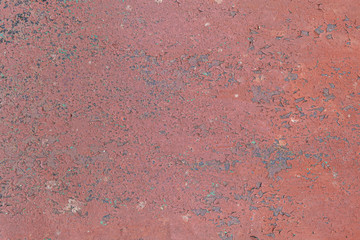abstract background of an old painted brown rusty metal surface close up