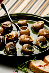Escargots de Bourgogne - french cuisine