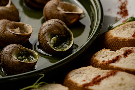 Escargots de Bourgogne - french cuisine