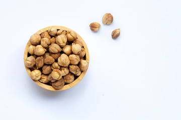 Siam Cardamom or Kapulaga on white background.