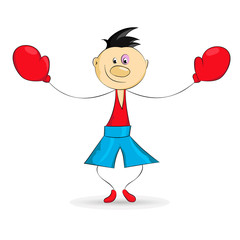 Boxer vector illustration