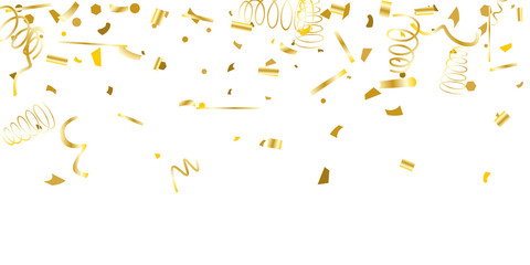 Golden confetti.