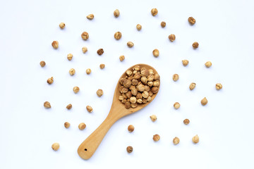 Siam Cardamom or Kapulaga on white background.