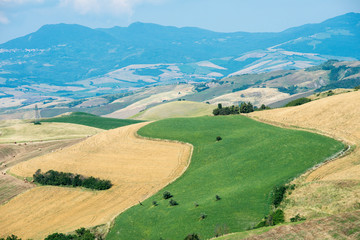 Toscana hills. Unesco heritage preserve