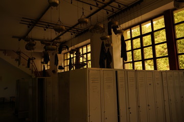 Mine in Langreo, industrial village of Asturias,Spain. 