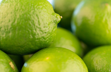 Close up of big juicy lemons