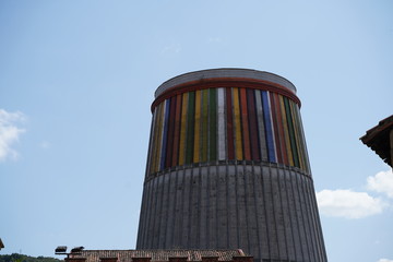 Langreo, industrial village of Asturias,Spain. 