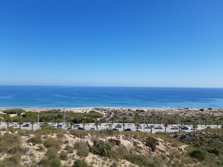 Fototapeta premium view of the mediterranean sea