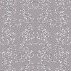 Obraz premium Japanese national flower pattern. Hand drawn Seamless background for fabric and other surfaces