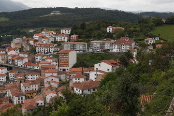 Lastres. Coastal village of Asturias. Colunga, Spain. 