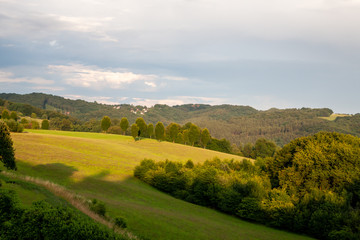 Fototapeta premium landschaft am Abend