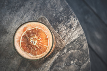 Orange Cocktail with orange, carrot and papaya juice