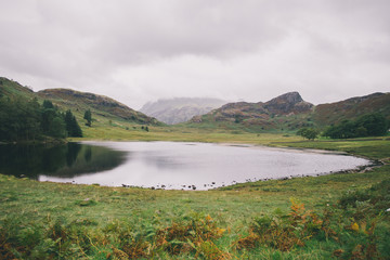 Fototapeta na wymiar Lake District Landscape View