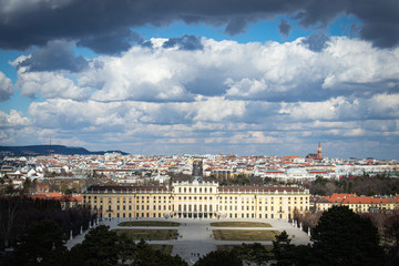 Fototapeta na wymiar panorama of Vienna
