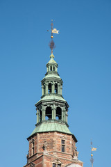 Fototapeta na wymiar Tower of the Rosenborg Castle in Copenhagen (DK)