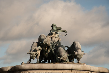 Obraz premium Gefion Fountain in Copenhagen (DK)