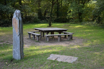 Saint-Herblain - Parc de la Chézine - Coin pique-nique