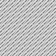 Abstract seamless pattern black ornament on white background