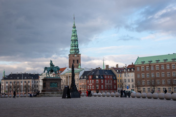 Naklejka premium Nikolaj contemporary art center in Copenhagen