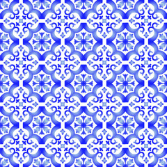 Ceramic tile seamless repeat pattern background