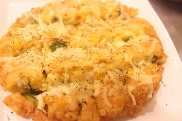 baked potato with cheese