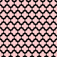 Quatrefoil pattern seamless repeat background