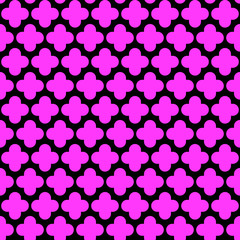 Quatrefoil pattern seamless repeat background