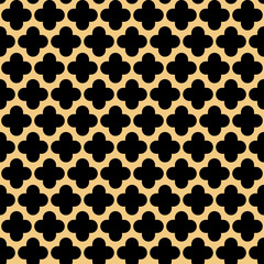 Quatrefoil pattern seamless repeat background