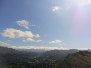 Picos de Europa. National Park in Asturias. Spain Aerial Drone Photo