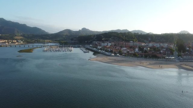 Ribadesella, beautiful coastal village of Asturias,Spain