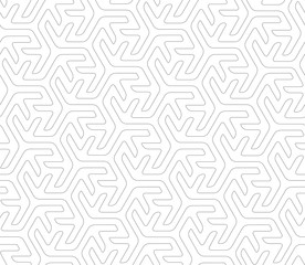 Seamless repeat abstract line cube pattern with round edges background